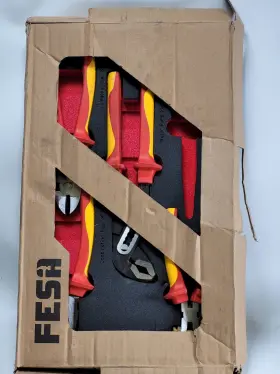 Craftsman 850049396332 Fesa 5 Pc Plier Set Vde - Missing Long Nose 8 Inch