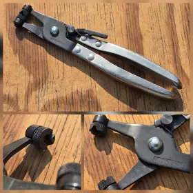 9-4770 Craftsman 94770 Nos Vintage Sears Hose Clamp Pliers With Swivel Jaw Spring Assist 4770