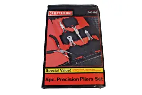 945199 Craftsman Tools Usa 45199 5 Piece Precision Pliers Set With Leather Case