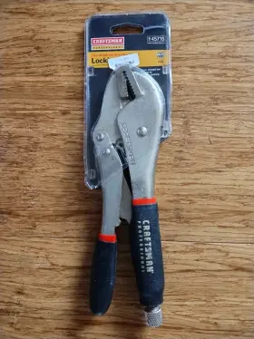 945715 Craftsman Sears 10 Inch Locking Pliers Straight Jaw Easy Release Oem Usa Nos