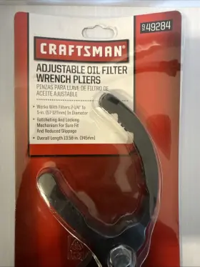 949284 Craftsman Red Handle Jumbo 13.5 Inch Oil Filter Pliers New 949284 Craftsman Red Handle Jumbo 13.5 Inch Oil Filter Pliers New