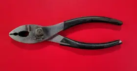 Bf-45378 Craftsman Vintage Slip Joint Pliers 7 Inch Black Comfort Grip Japan