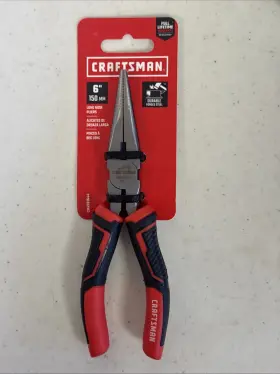 Cmht81644 Craftsman 6 Inch 155mm Long Nose Pliers Durable Forged Steel