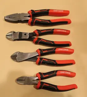 Cmht81xxx Craftsman 4-pc Set Electrician Lineman Diagonal Cutting Pliers Cmht81 Series