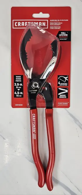 Cmmt98303 Craftsman Adjustable Oil Filter Pliers