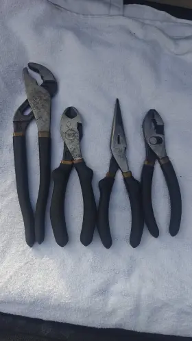 45574 Craftsman Craf6 Rare Lot Professional Needle Nose 45582 Diagonal Cutters More
