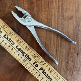 P45360 Craftsman Rare Vintage Slip Joint Pliers Made In Usa 7 Inch