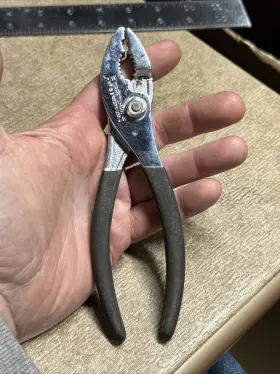 Wf-45378 Craftsman Tools Usa 7 Inch Black Soft Grip Wf Series Slip Joint Pliers Mpn 45378
