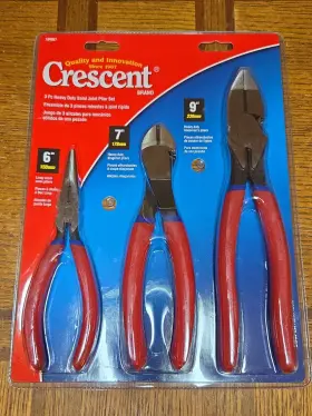 1phn7 Crescent 3 Pc. Duty Solid Joint Plier Set 1phn7 Crescent 3 Pc. Duty Solid Joint Plier Set