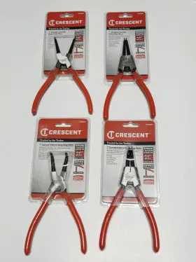 Atg-7245 Crescent 7 Inch Snap Ring Pliers 4pc Set