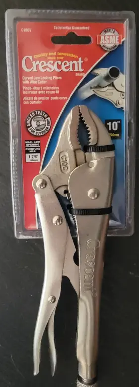 C10cv Crescent Locking Jaw Pliers Straight 10 In Long