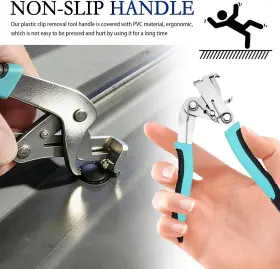 Qian-1702 Cxccoi Car Clip Pliers Heavy Duty Trim Remover Fast Easy Repair Multifuncional Pro Tool