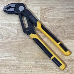 Dwh74432 Dewalt 12 Inch V Jaw Slip Joint Pliers Push Lock Yellow Black