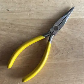 452528 Diamond Diamalloy 5-7/8 Inch Needle Nose Pliers Side Cutters And Strippers Usa