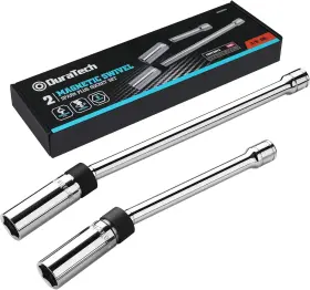 Dt401274 Duratech 2pcs 5/8 Inch Swivel Magnetic Spark Plug Socket Set 2pc 5/8&apos &apos