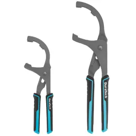 Dtofw02 Duratech Oil Filter Wrench Set 9 Inch And 12 Removal Tools Black