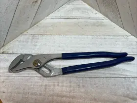45505 Easco Tongue And Groove Slip-joint Pliers # Blue Handle