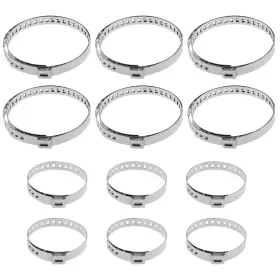 Ecsing 895243543294 12pcs Cv Boot Clamp Kit Stainless Steel Drive Shaft Joint Crimp Clamps Large