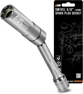 Eb-0381 Ewk 5/8 Inch 16mm Swivel Magnetic Spark Plug Socket 3/8 Drive X 6 6p