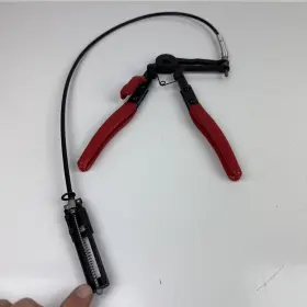 0012910 France Cable Operated Locking Hose Clamp Pliers/rare Made In 24 Inch Lead Wire