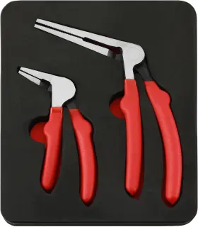 Mp153 Fs Tool 6 Inch &8 Kiwi Bent Head Needle-nose Pliers Angled Long Nose