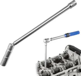 Gasedin-1671em Gasedin Extended Magnetic Spark Plug Socket 3/8 Inch Drive 12 Point Wrench