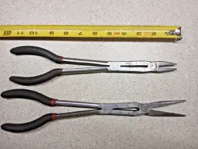 82007 Gearwrench 82005 Double Jointed 12 Inch Long Pliers #82005 And Used Reach