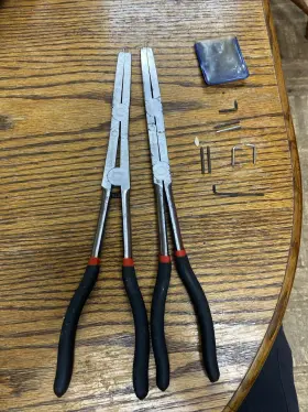 82032 Gearwrench 82033 Gear Wrench Snap Ring Pliers Lot 82033/82032 Used W Bits
