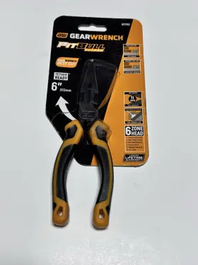 82176c Gearwrench Pitbull 6 Inch Long Nose Plier