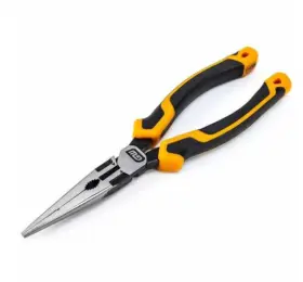 82177c Gearwrench 8 Inch Pitbull Dual Material Long Nose Pliers