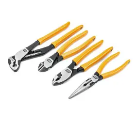 82203 Gearwrench 4 Piece Pitbull Mixed Dual Material Plier Set