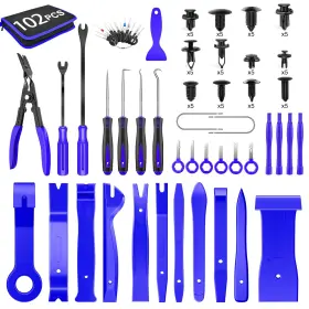 Gooacc Grc-208 102pcs Trim Removal 60pcs Clips Remover 42