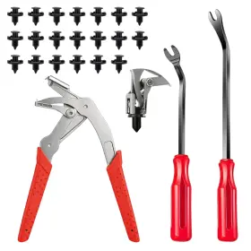 L-kkq001 Groword Trim Removal Tool 4-in-1 Car Kit With Clip Red