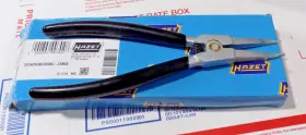 1847-3 Hazet Circlip Pliers 10 Bent New In Box German Made