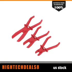 Htc16326114a Hightechdeals8 3pcs Flexible Hose Clamps Line Clamp Pinch Off Pliers Set New