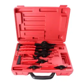 Hk-directsale 550735633436 11x Snap Ring Pliers Set Mechanics Circlips With Box Auto Tool Car Truck Motor
