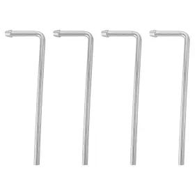 20225599 Hneekyr Exhaust Hanger Rods 4 Pcs 9.5 Inch Long 90 Degree Bent Weld On Exh