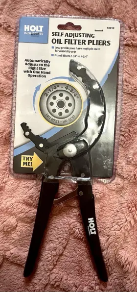 58010 Holt Industries Self Adjusting Oil Filter Pliers New Automotive Cars Mechanic Auto Mazda Bmw