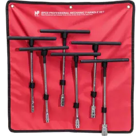 Nc-6044 Hp Tools Rubber T-handle Motorcycle Socket Set