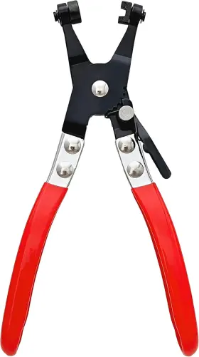 Hpbbkd 714839447164 Hose Clamp Plier Repair Tool With Swivel Flat Band For Removal And Red Black