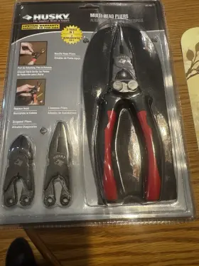 375-463 Husky Multi-head Pliers 3 Tools In 1