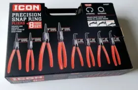 63841 Icon Snap Ring Pliers Set 8-pc Internal/extern Hard Case Free Shipping
