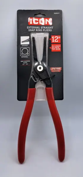 Pssre12 Icon External Straight Snap Ring Pliers 12 Inch - New
