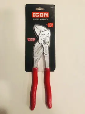 Pwg10 Icon 10 Inch Pliers Wrench - 21 Position Adjustments Cushion Grips