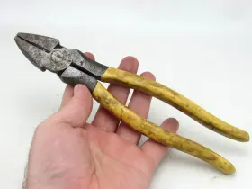 35-012 Ideal Vintage 9-1/2 Inch Lineman Pliers #35-012 Usa