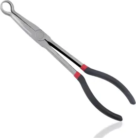 Qian-1401 Ihotder Spark Plug Removal Tool - Professional O Ring Nose Pliers Black