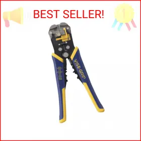 Irwin 013222014755 Vise-grip Wire Stripper 2 Inch Jaw Cuts 10-24 Awg Protouch Grip For Max