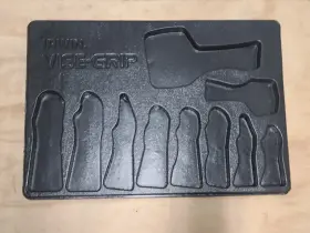 1078tray Irwin 038548018782 Vise Grip Empty Organizer Storage Tray For 10 Piece Set