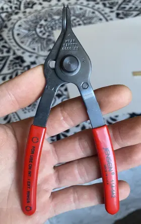 114-542 Jensen Nos Usa Convertible Snap Retaining Ring Pliers Internal External