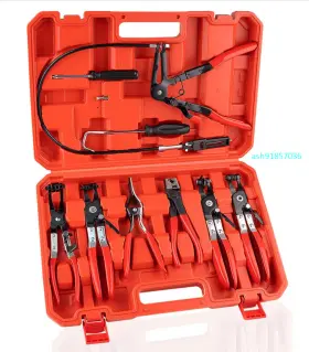 Gsq003 Jiouxip 9pcs Long Reach Hose Clamp Pliers Set For Water And Coolant Lines